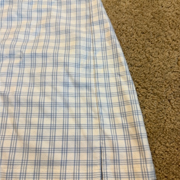 Blue Plaid Women's Skirt - Picture 5 of 7